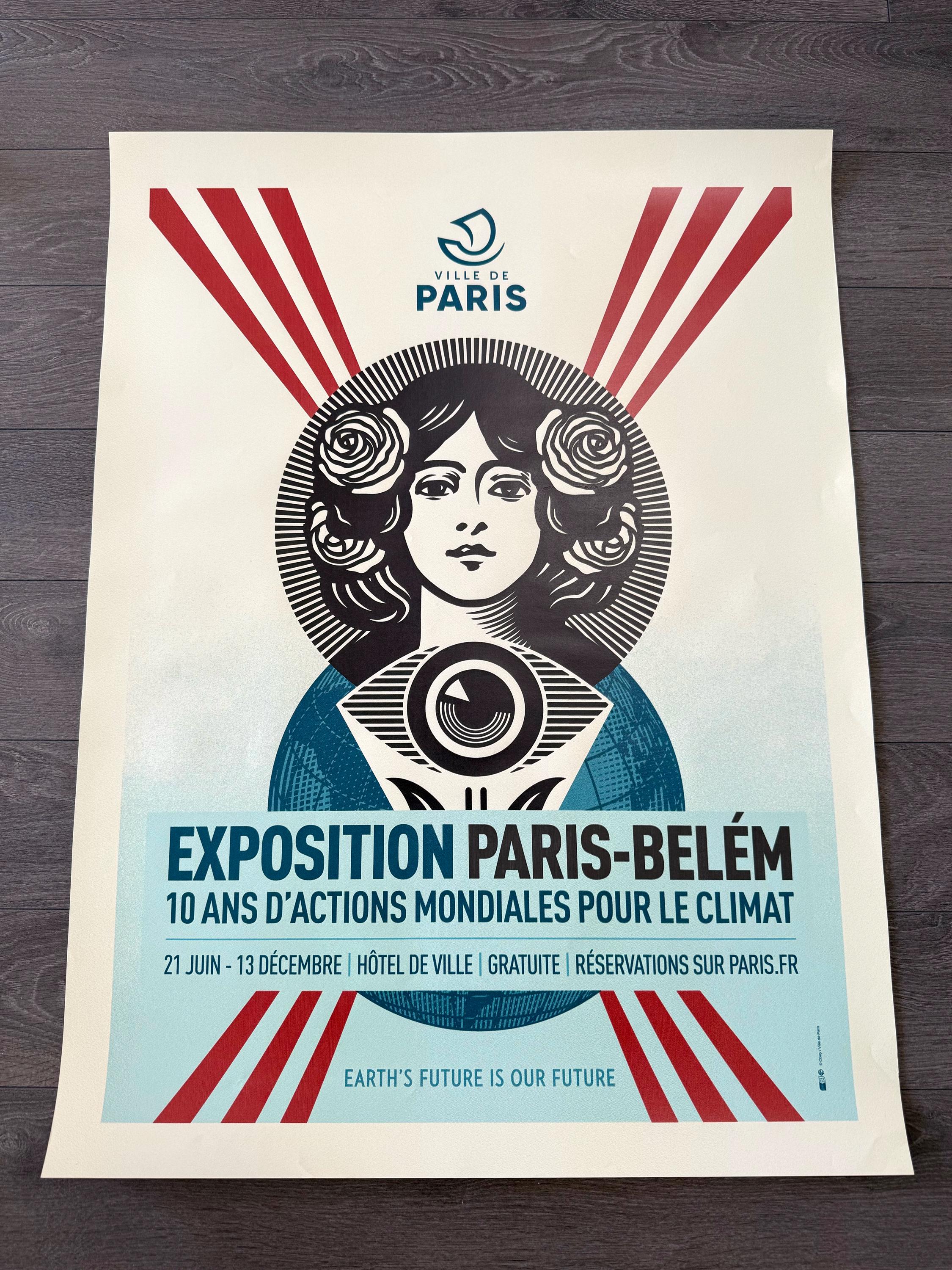 Original Obey Poster Paris Exhibition - Etsy