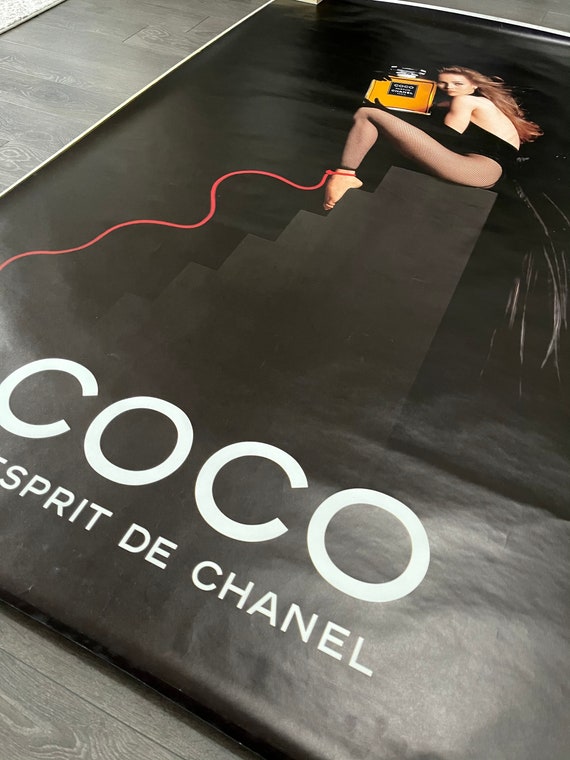 Original Large Poster Coco Chanel 1991 