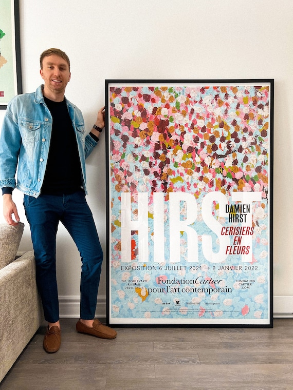 Large Original Exhibition Poster by Damien Hirst 4x6 Ft