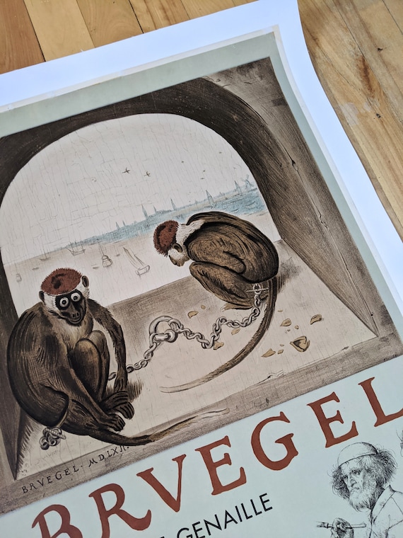 Original Poster Brvegel by Robert Genaille, 1954 - Mourlot - Etsy