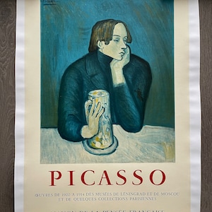 Original Picasso Poster Maison De La Pensée Paris, Mourlot - 1954
