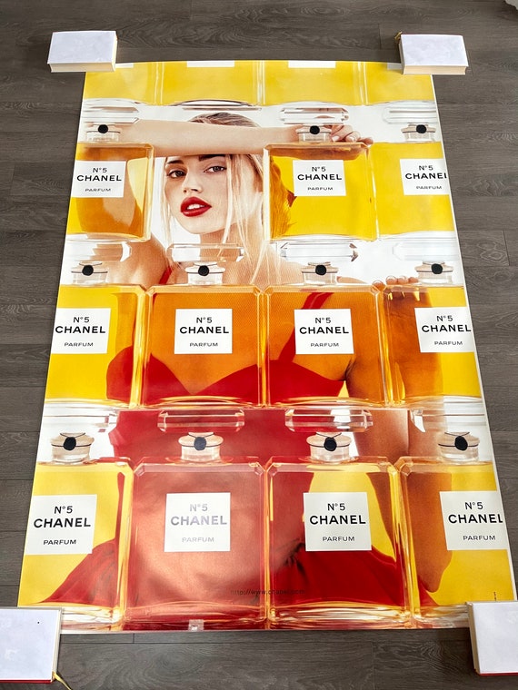 Original Vintage Advertising Poster by Chanel 1998 - CHANEL N5 - Etsy