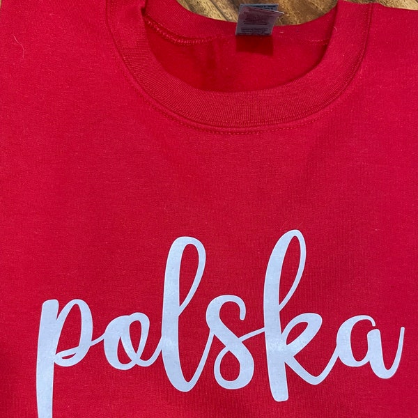 Polska Cursive shirts and sweatshirts