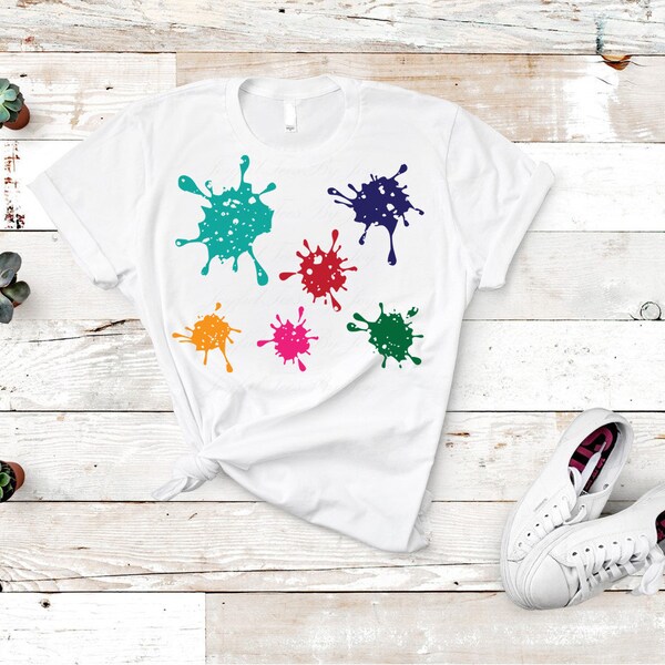 Paint Splatter Shirt Mens Etsy