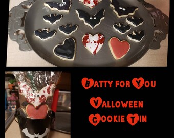 Batty For You Valloween Spooky Cookie Pail