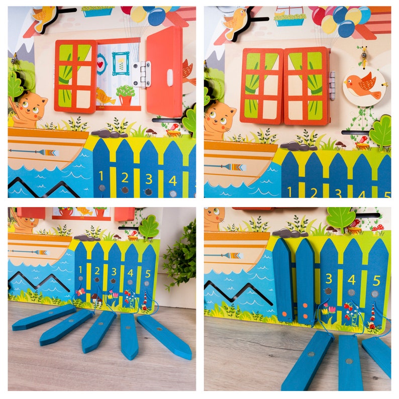 Activity board for toddler Latch board 2 years old birthday Etsy