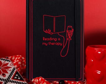 Reading Journal: Linen Hardcover Book Review, 150 Book Reviews, 256 pages, A5