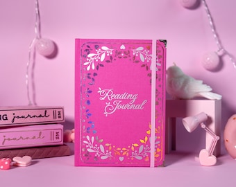 Reading Journal: Custom Hardcover Book Review, 256 pages, 150 book reviews, A5 Size