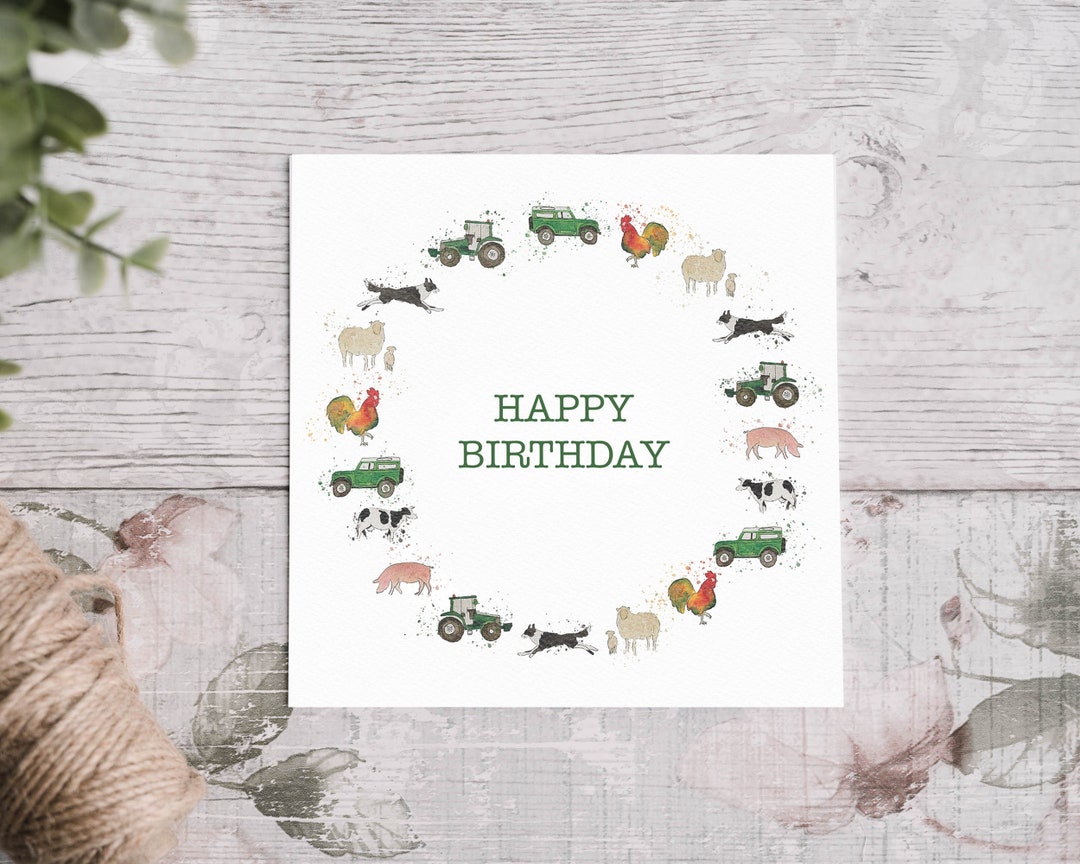 Farming Life Greeting Card Farming Card Country Card Card For Him farming-life-greeting-card-farming-card-country-card-card-for-him