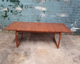 1960s Peter Hvidt and Orla Mølgaard-Nielsen Solid Teak Coffee Table