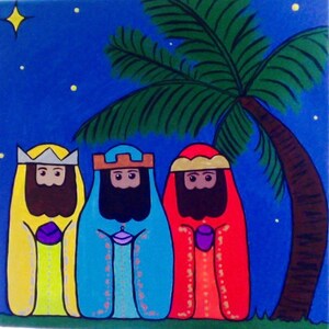 Reyes Magos con palma