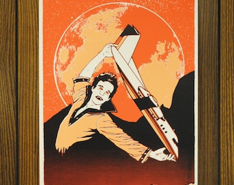Vampire 3 Color Screen Printed Poster