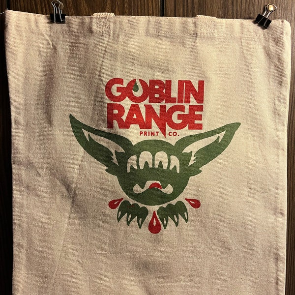 Goblin Range Logo Canvas Tote Bag