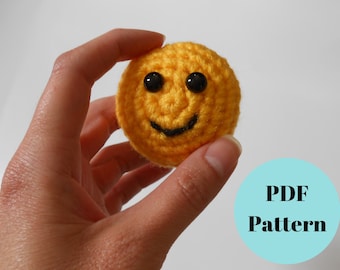 PATTERN ONLY - Funny Faces Amigurumi Crochet Pattern, PDF Digital Download