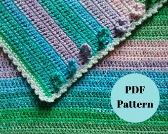SOMENTE PADRÃO – Padrão de crochê aconchegante Posy, download digital em PDF