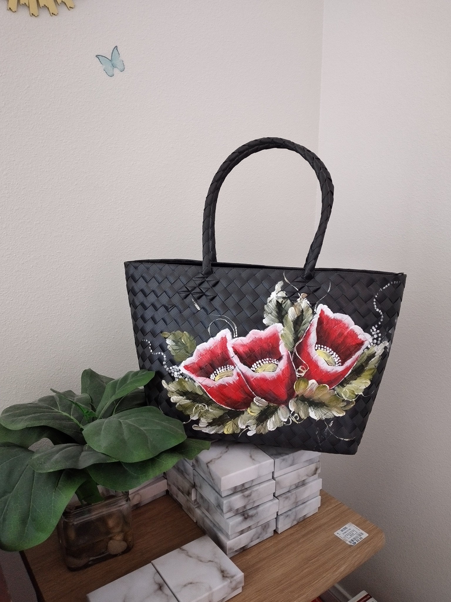 Handmade Bayong Bag Philippines Bag Hand painted Bag Bayong Etsy