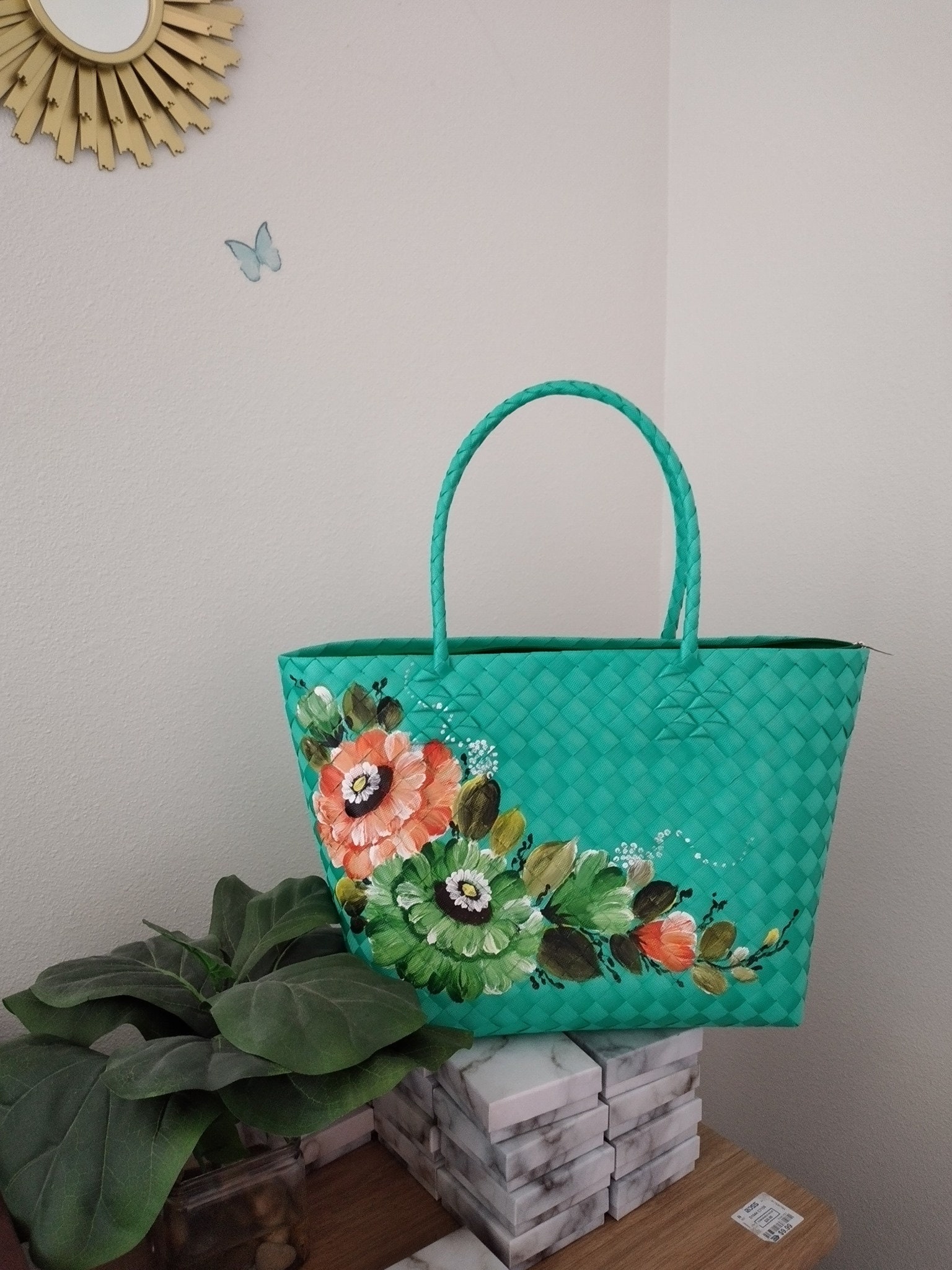 Handmade Bayong Bag Philippines Bag Hand painted Bag Bayong Etsy