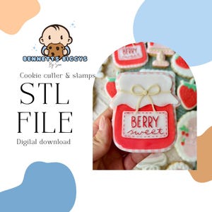 Berry Sweet Jam Jar STL