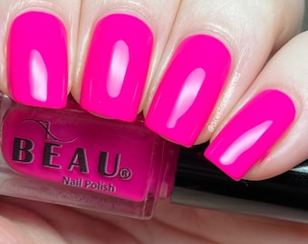 Your Fuchsia Is Bright | Vegan friendly | 10-free | Handmade in the UK nail polish | Cruelty free formulation
