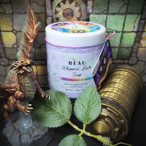Whipped Soap with surprise dice - Stealth (Rogue) | DnD | Dungeons & Dragons - Tabletop Gaming | Vegan friendly, Handmade, Cruelty Free