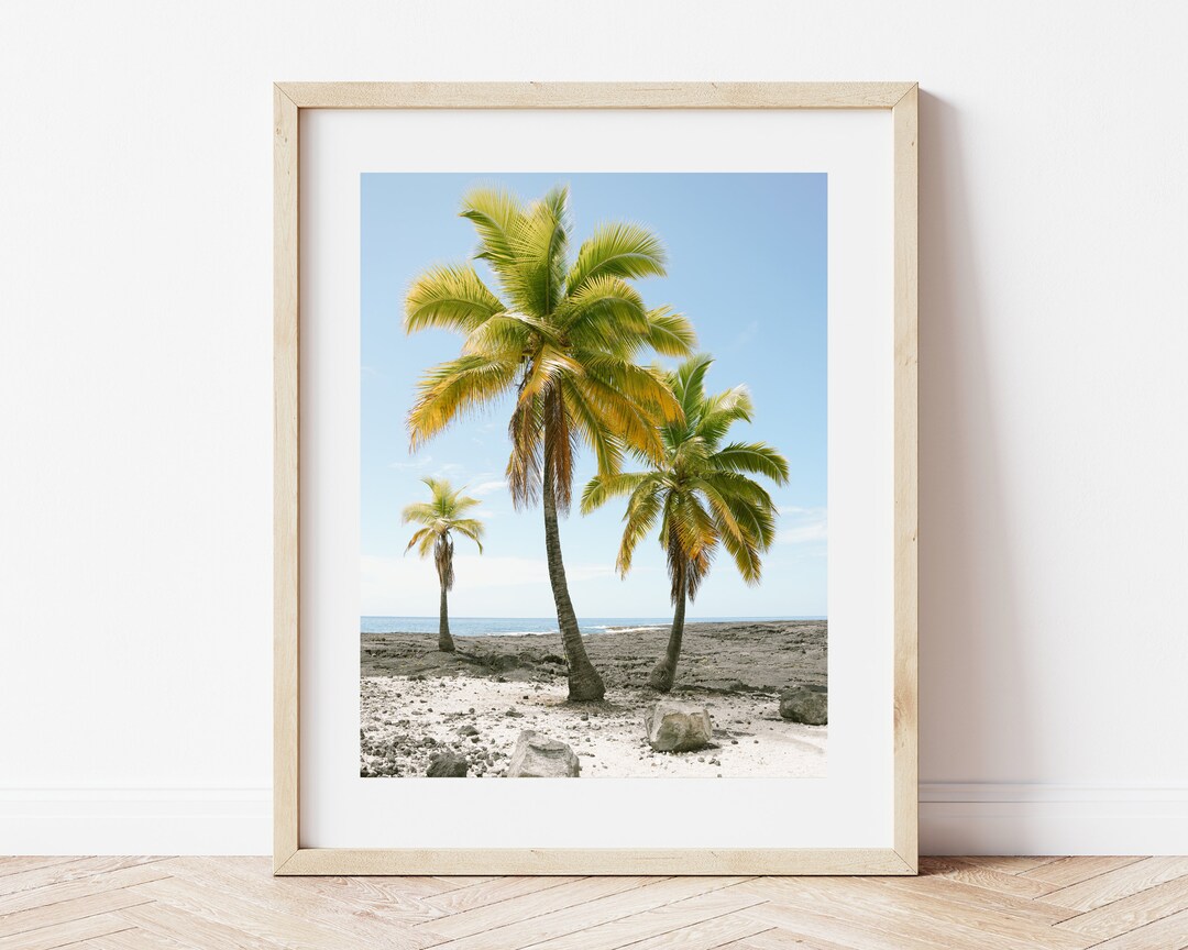 Hawaiian Palm Trees | Art Print, Digital Download - Etsy Canada