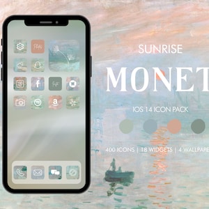 Monet Sunrise | IOS 14 App Icon Theme