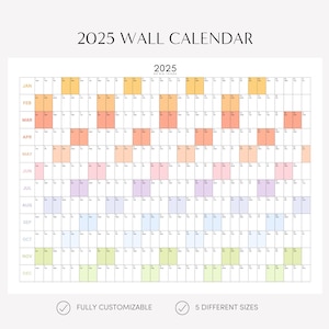 2025 Giant Wall Calendar