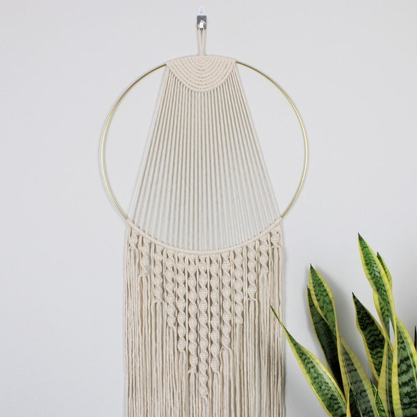 Round Macrame Wall Hanging Etsy