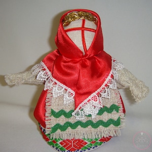 Ukrainian Folk Doll Motanka, Faceless Textile Doll, Ukraine Amulet