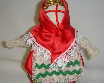 Ukrainian Folk Doll Motanka, Faceless Textile Doll, Ukraine Amulet