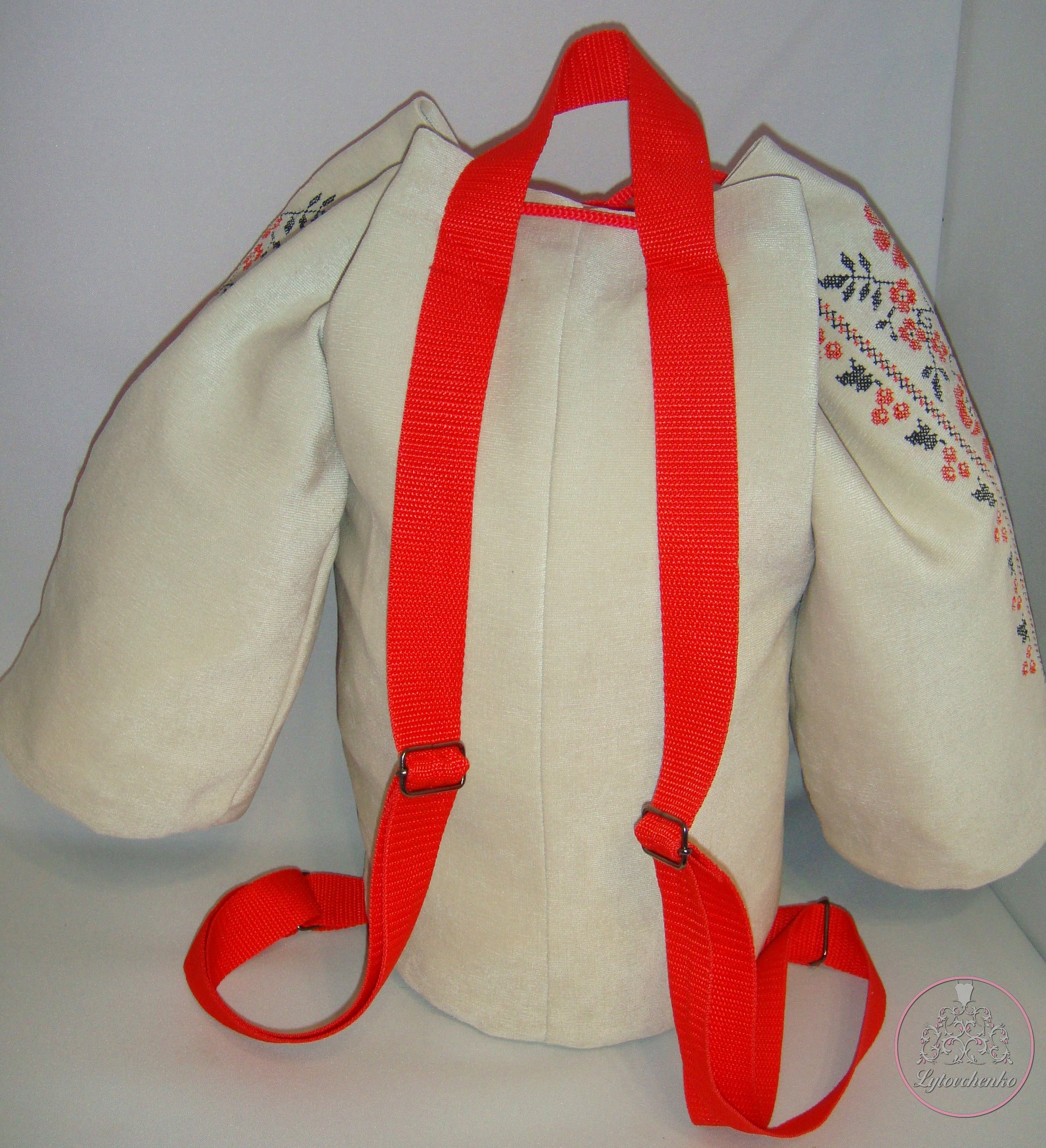 Ukrainian Backpack Stylized as a National Embroidered Shirt Vyshyvanka ...
