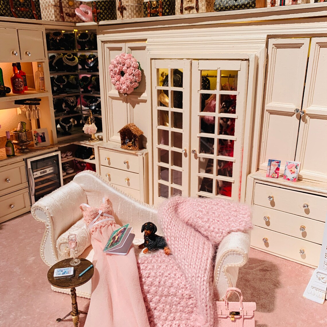 Dollhouse Miniature Custom Luxury Closet... in Miniature DO Etsy