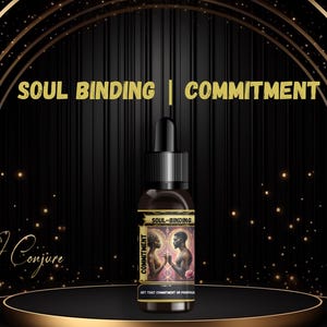 Soul-Binding Oil | Lock Loyalty, Tie Commitment, Spiritual Binding | Conjure Oil