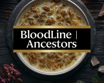 BloodLine | Ancestor Honoring, Ancestral Offerings, Purification and Family Heritage | Fixed offering Candle