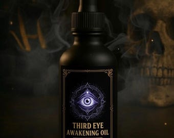 Third Eye Awakening Oil | Intuition | Spiritual Sight | Clair Knowing | Rootwork Oil