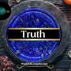 Truth Candle | Reveal Lies, Hidden Facts & Secrets | Fixed Conjure Candle