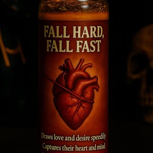 Caer con fuerza, caer rápido / Conjuro de amor / Obsesión, atracción / Vela fija de trabajo de raíces