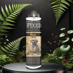 Mojo Candle | Working Spirit in Flame | Fixed Dressed 7 Day Conjure Candle