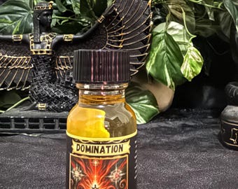 Domination Conjure Oil | Commanding Oil | Influence, Authority, Power and Control | Traditional Condition Oil