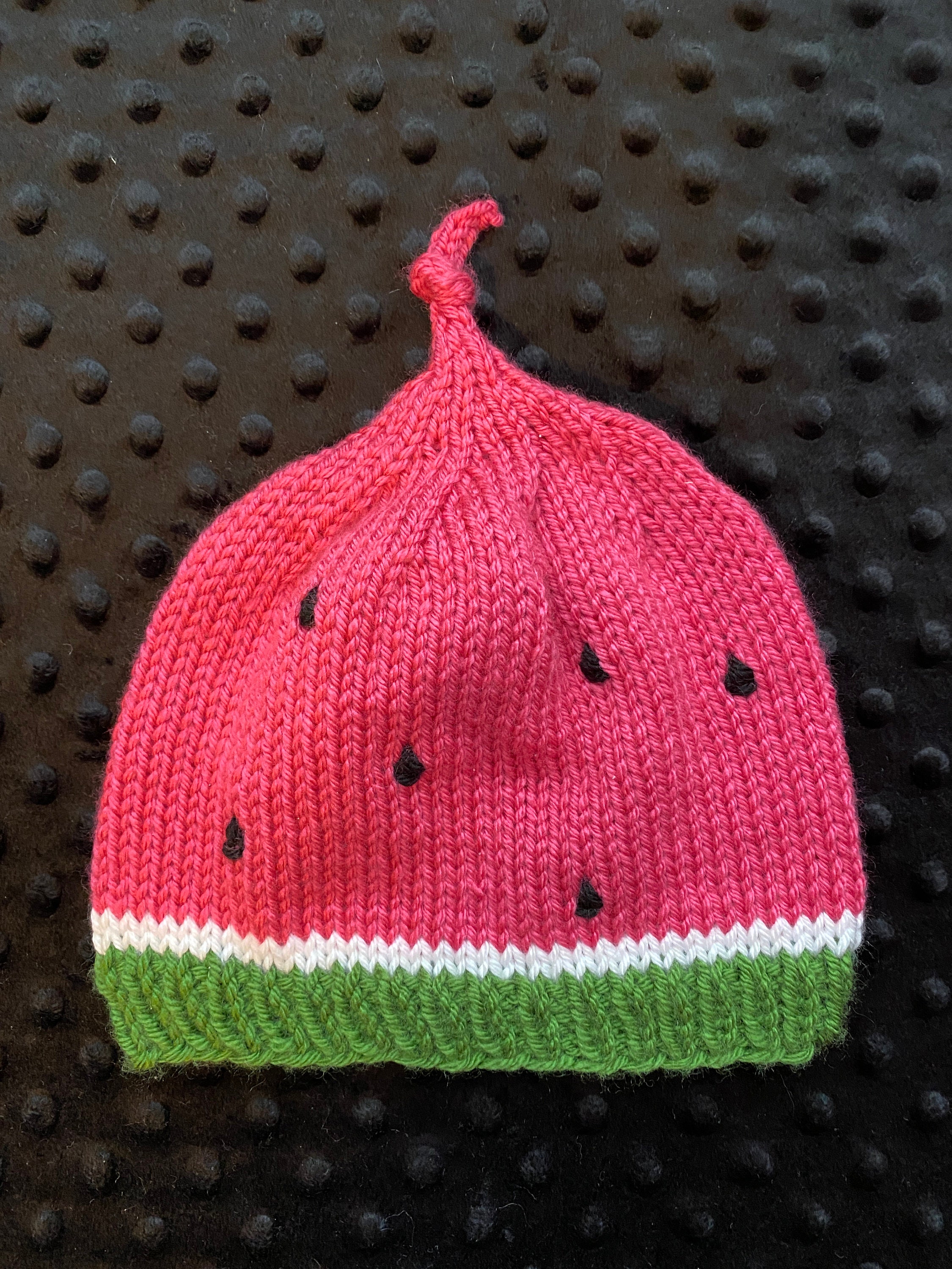 Baby/Toddler knitted watermelon hat Etsy