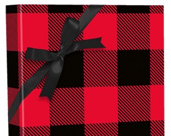 Buffalo Check Glossy Gift Wrapping Paper