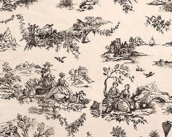 Toile Renaissance Themed Gift Tissue Paper - 20” x 30” Large Sheets