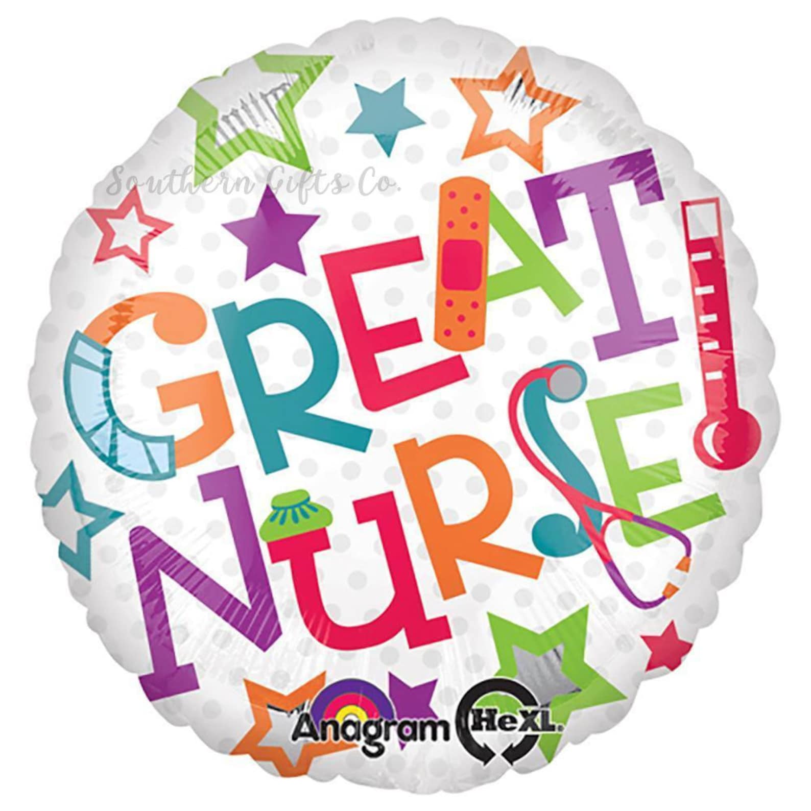 Great Nurse Mylar Balloon 3 Pack Nurse Balloons Nursing Etsy