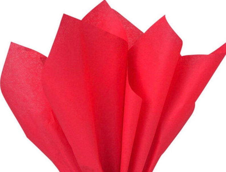 20\u201d x 30\u201d Large Sheets Solid Red Gift Tissue Paper