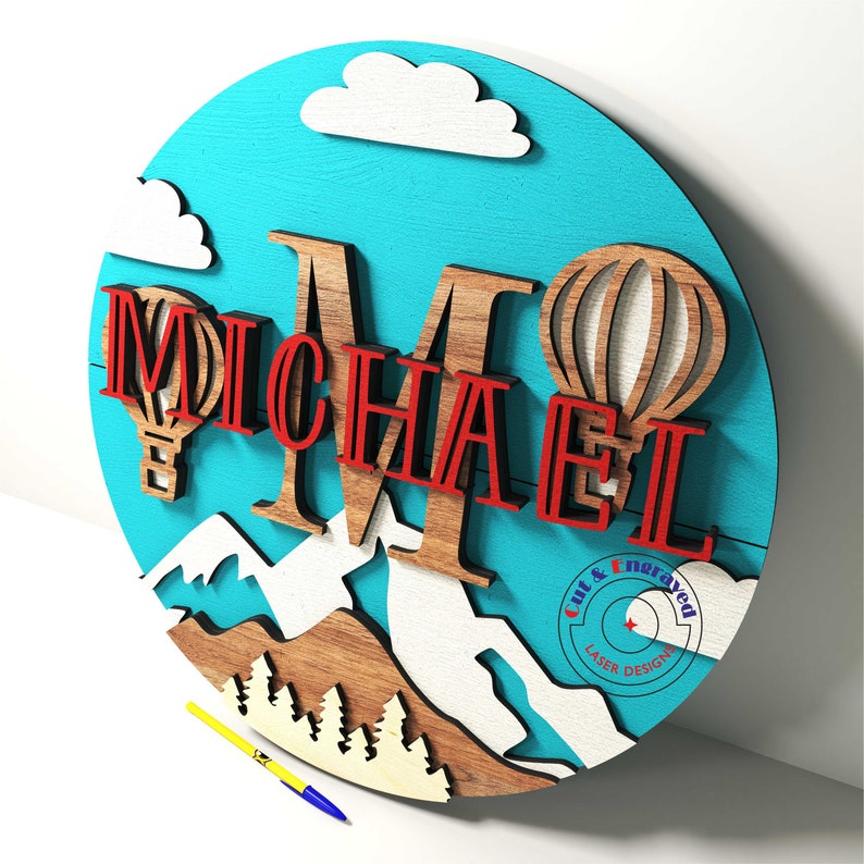 Free Free Layered Name Svg 175 SVG PNG EPS DXF File