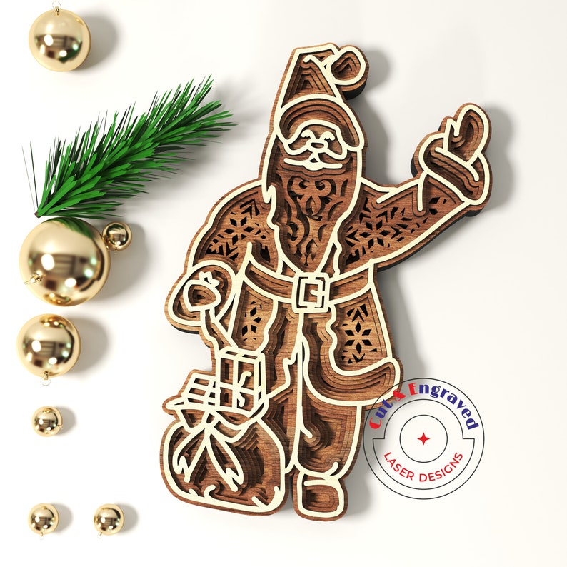 Free Free Layered Santa Svg 488 SVG PNG EPS DXF File