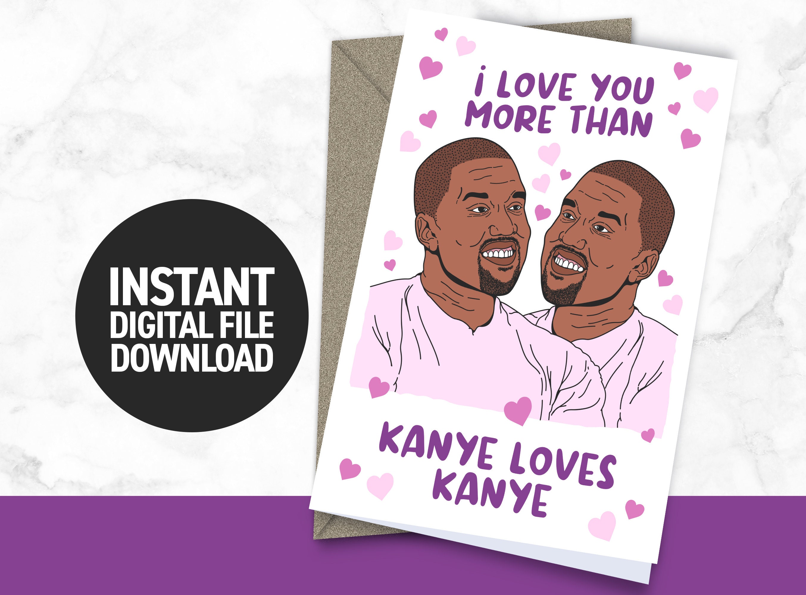 Kanye loves kanye - Etsy België, image size:2708x2000