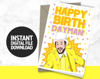 デイマン誕生日おめでとうカード | フィラデルフィアはいつも晴れ（デジタルダウンロード）