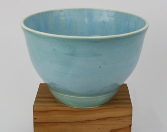 Porcelain Serving Bowl, Ceramic Bowl, Blue bowl, Modern Pottery, Wedding Gift, House Warming Gift
