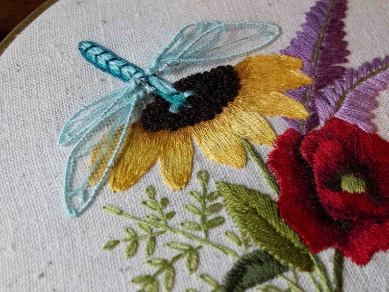 Spring Floral Hand Embroidery Pattern - Digital Download PDF ...